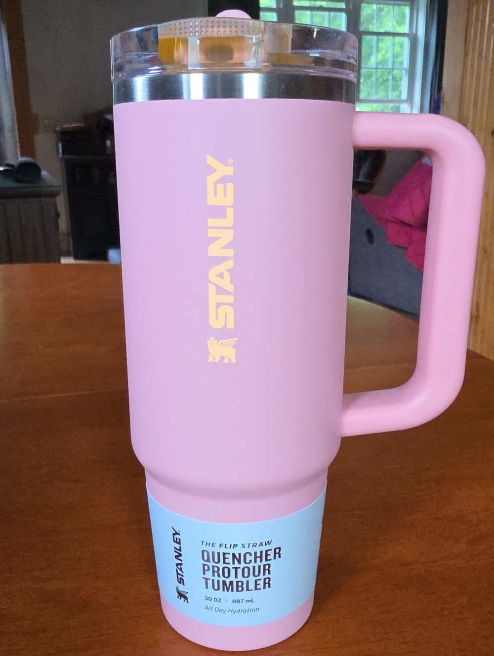 Stanley 30 oz Quencher ProTour Tumbler - Peach Rose - Picture 1 of 5